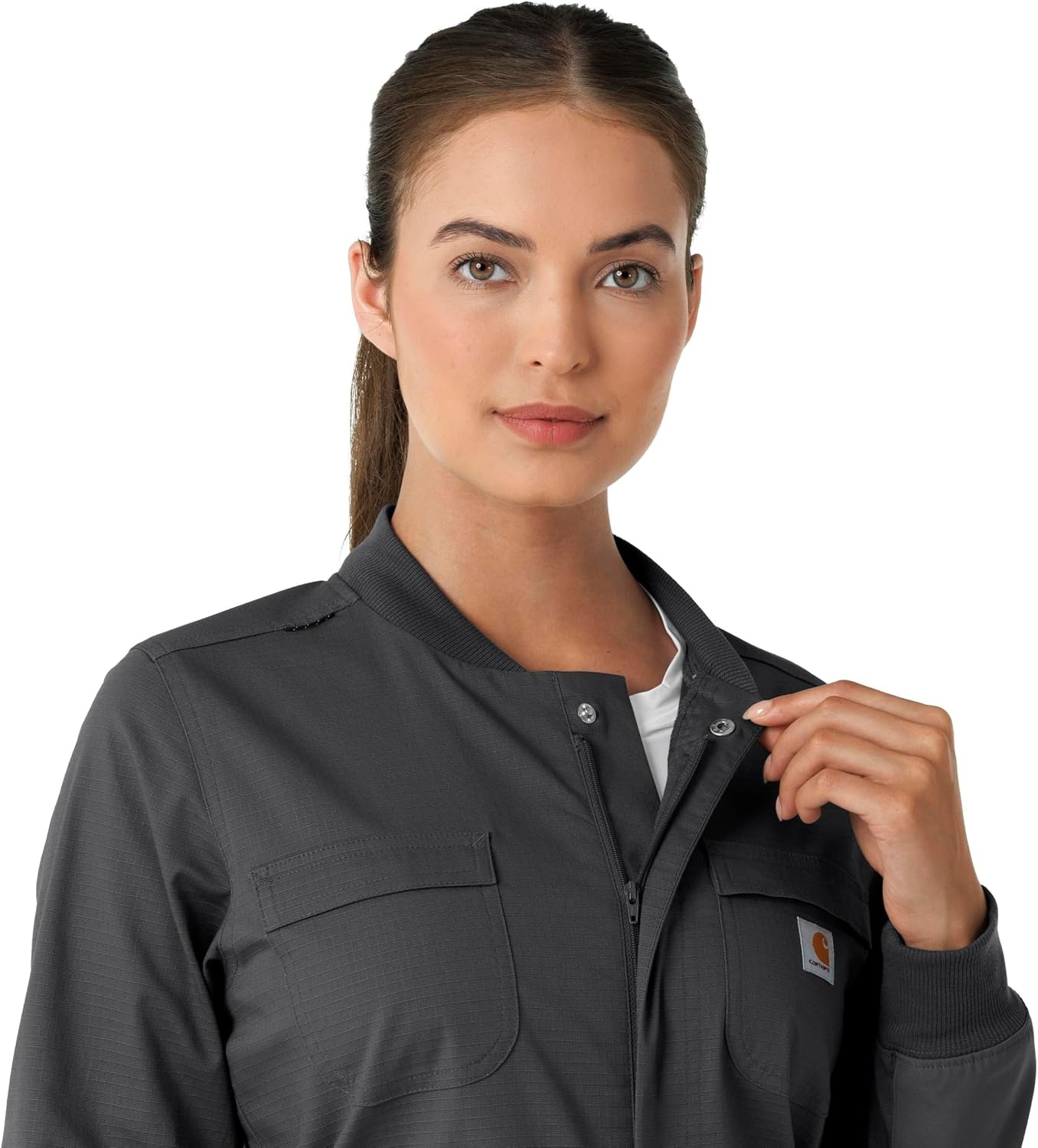 image:imageCarhartt Womens Womens Ripstop CoverallPewter