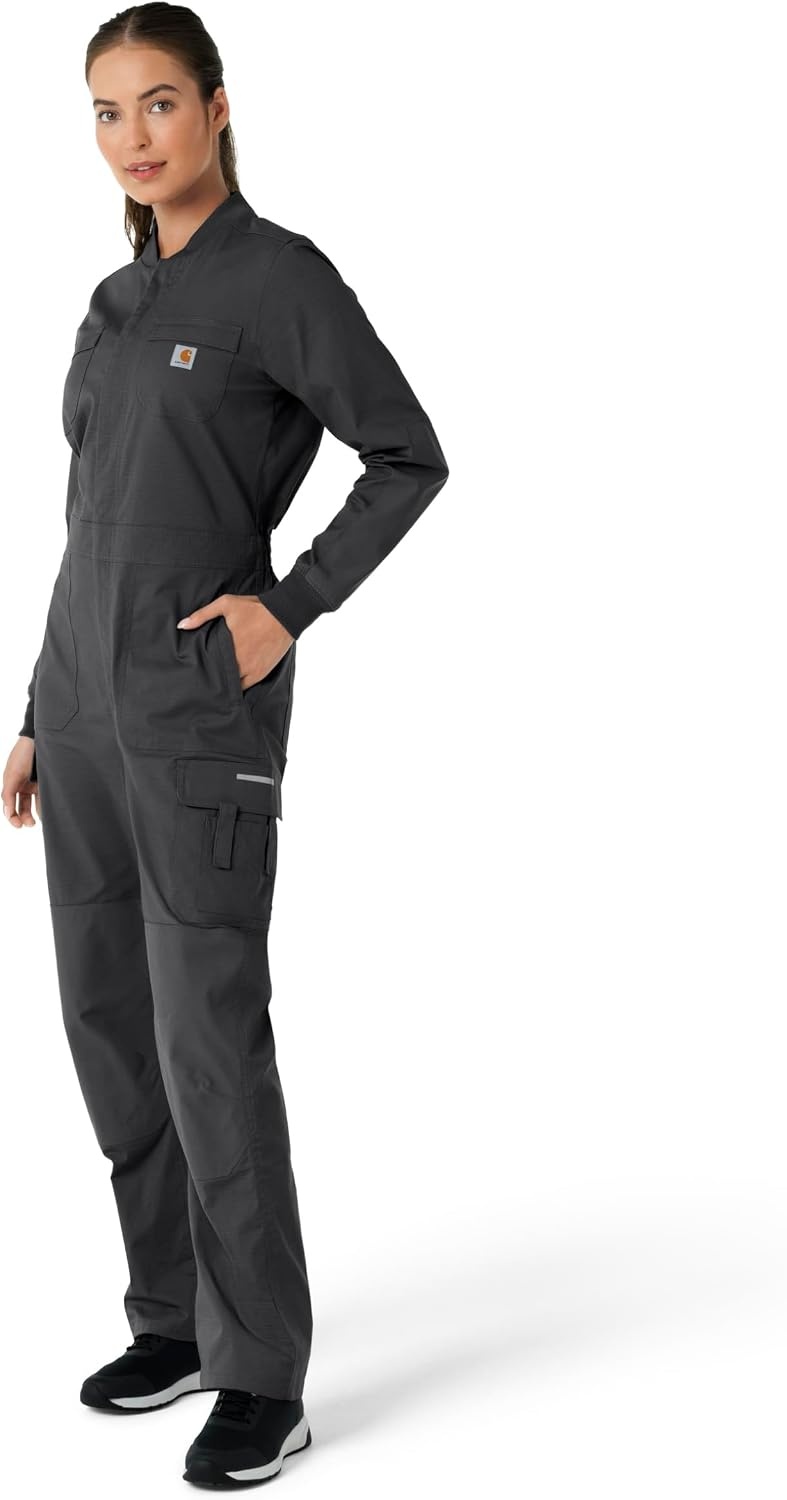 image:imageCarhartt Womens Womens Ripstop CoverallPewter