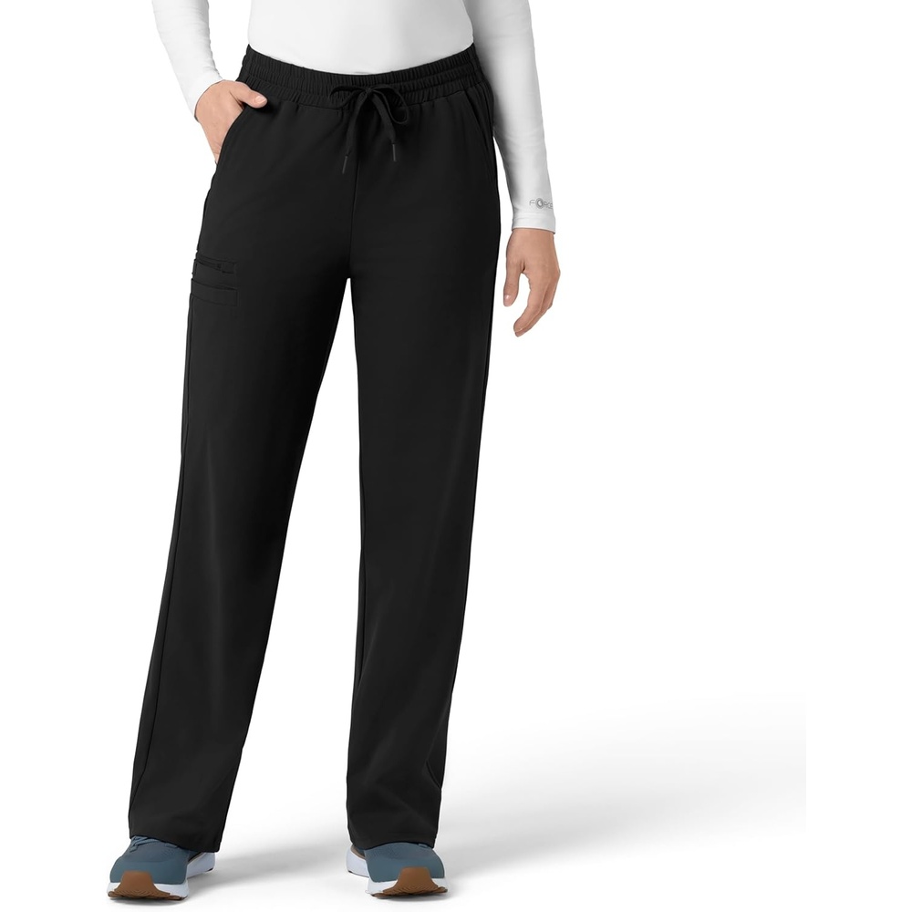 image:imageCarhartt Force CrossFlex Knit Womens Boot Cut Scrub PantBlack