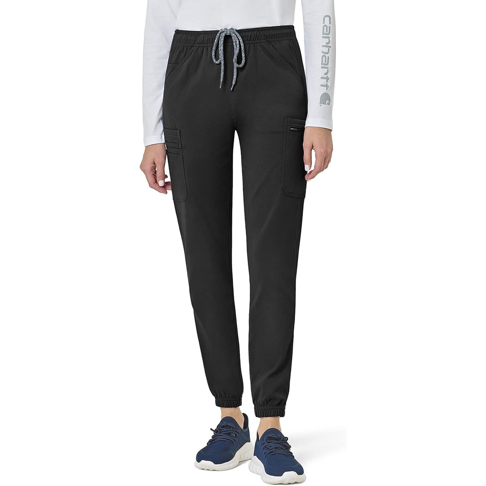 image:imageCarhartt Rugged Flex Peak Womens Cargo Jogger Scrub PantBlack