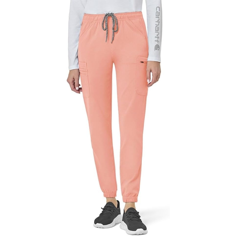 image:imageCarhartt Rugged Flex Peak Womens Cargo Jogger Scrub PantSorbet