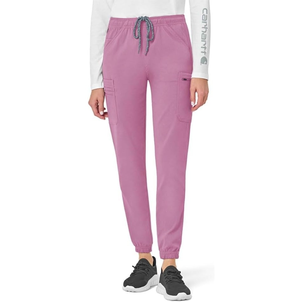 image:imageCarhartt Rugged Flex Peak Womens Cargo Jogger Scrub PantThistle