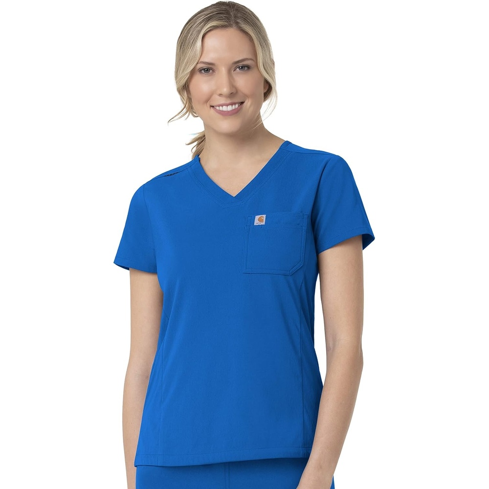 image:imageCarhartt Rugged Flex Peak Womens Tuckin Scrub TopRoyal
