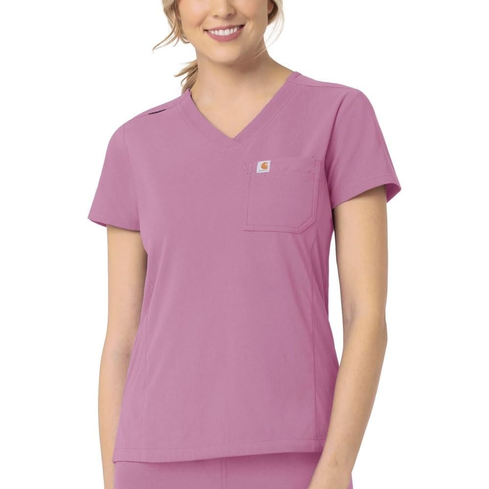 image:imageCarhartt Rugged Flex Peak Womens Tuckin Scrub TopThistle