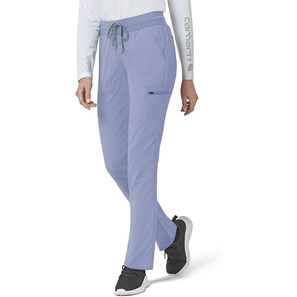 image:imageCarhartt Scrubs C52237 Womens Rugged Flex Modern Fit Slim Leg PantCeil Blue