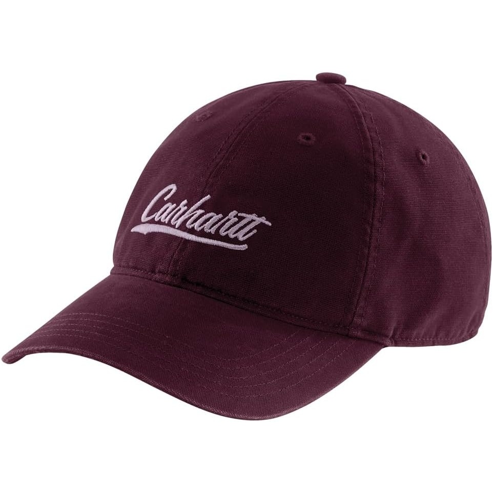 image:imageCarhartt Womens 105247 Womens Canvas Script Graphic CapBlackberry