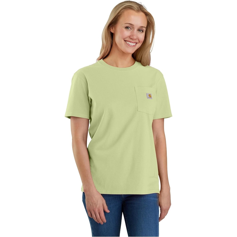 image:imageCarhartt Womens Iconic WK87 Pocket TShirt CloseoutEarly Spring