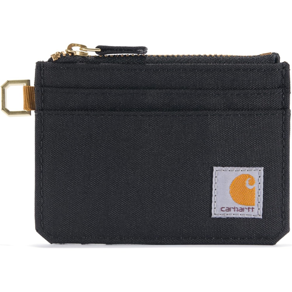 image:imageCarhartt Womens Nylon Duck Zippered Card Keeper WalletNylon Duck Zippered Black