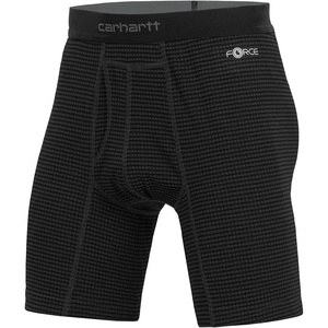 Carhartt Men’s MBB123 8 Inch Tech Boxer Brief(Black Grid)