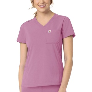 Carhartt Rugged Flex Peak Women’s Tuck-in Scrub Top(Thistle)