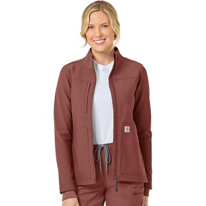 Carhartt Scrubs C81023 Women’s Rugged Flex® Modern Fit Bonded Fleece Ja(Sable)
