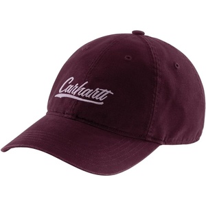 Carhartt Women’s 105247 Women’s Canvas Script Graphic Cap(Blackberry)