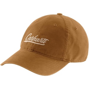 Carhartt Women’s 105247 Women’s Canvas Script Graphic Cap(Carhartt Brown)
