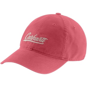 Carhartt Women’s 105247 Women’s Canvas Script Graphic Cap(Rosewood)