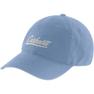 Carhartt Women’s 105247 Women’s Canvas Script Graphic Cap(Skystone)