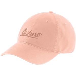 Carhartt Women’s 105247 Women’s Canvas Script Graphic Cap(Tropical Peach)