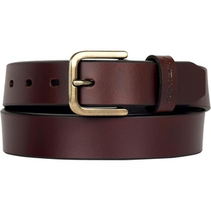 Carhartt Women’s Casual Rugged Belts, Available in Multiple Styles, Colors & Sizes(Classic Leather Buckle W/ Nickle Roller Finish (Brown))