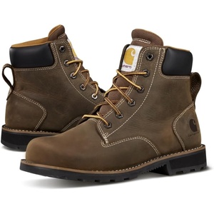 Carhartt Women’s Frontier 6″ Steel Toe Work Boot Water Resistant Leather Safety Footwear with Slip Resistant Outsole(Mossy Brown)