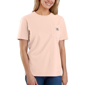 Carhartt Women’s Iconic WK87 Pocket T-Shirt Closeout(Georgia Peach)