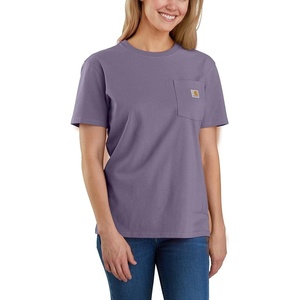 Carhartt Women’s Iconic WK87 Pocket T-Shirt Closeout(Lavender Mist)