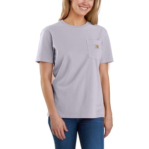 Carhartt Women’s Iconic WK87 Pocket T-Shirt Closeout(Lilac Haze)