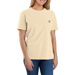 Carhartt Women’s Iconic WK87 Pocket T-Shirt Closeout(Oat Milk)