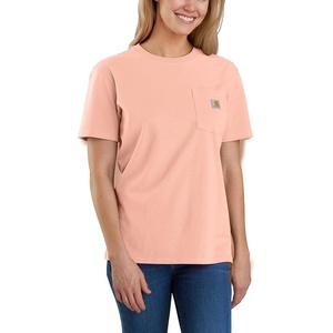 Carhartt Women’s Iconic WK87 Pocket T-Shirt Closeout(Tropical Peach)