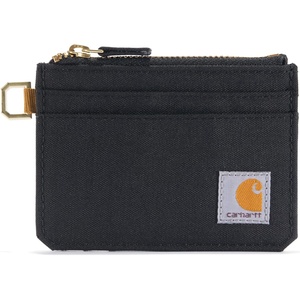 Carhartt Women’s Nylon Duck Zippered Card Keeper Wallet(Nylon Duck Zippered (Black))