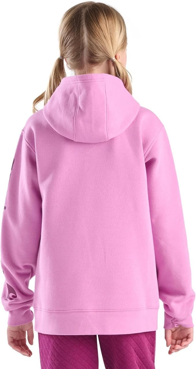 image:imageCarhartt Big Girls Hooded Sweatshirt Crocus PinkPurple Youth Large 12