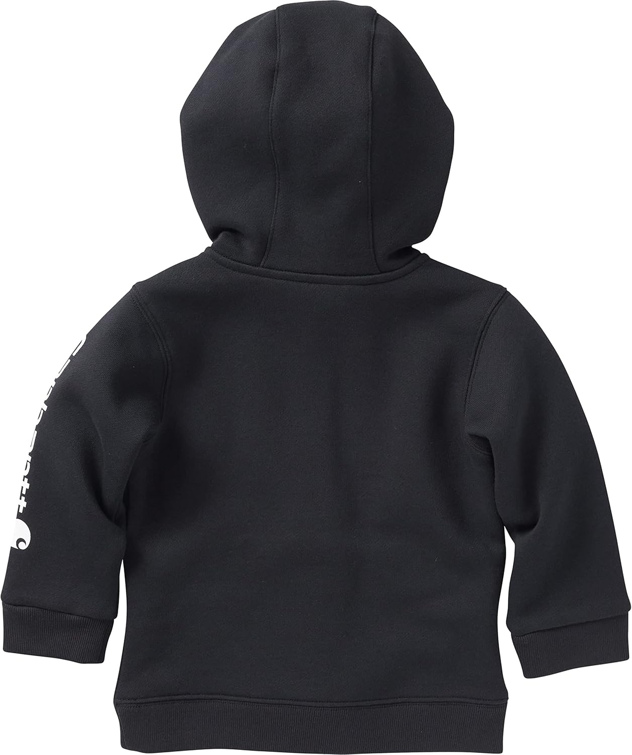 image:imageCarhartt Boys Hooded Half Zip SweatshirtCaviar Black