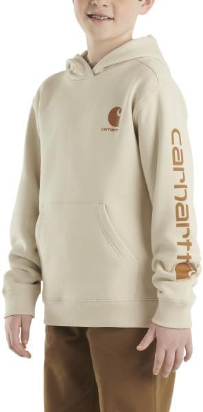 image:imageCarhartt Boys Hoodie Fleece Pullover Sweatshirt Malt