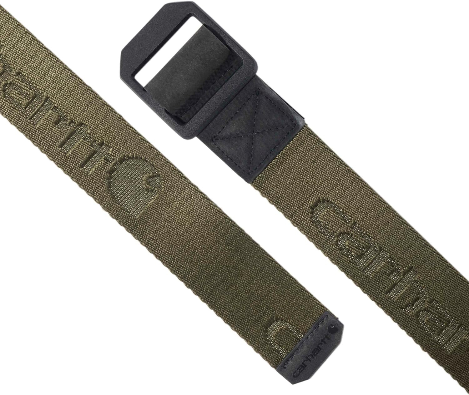 image:imageCarhartt Casual and Rugged Belts for Kids Available in Nylon and Leather StylesLadder Lock Army Green