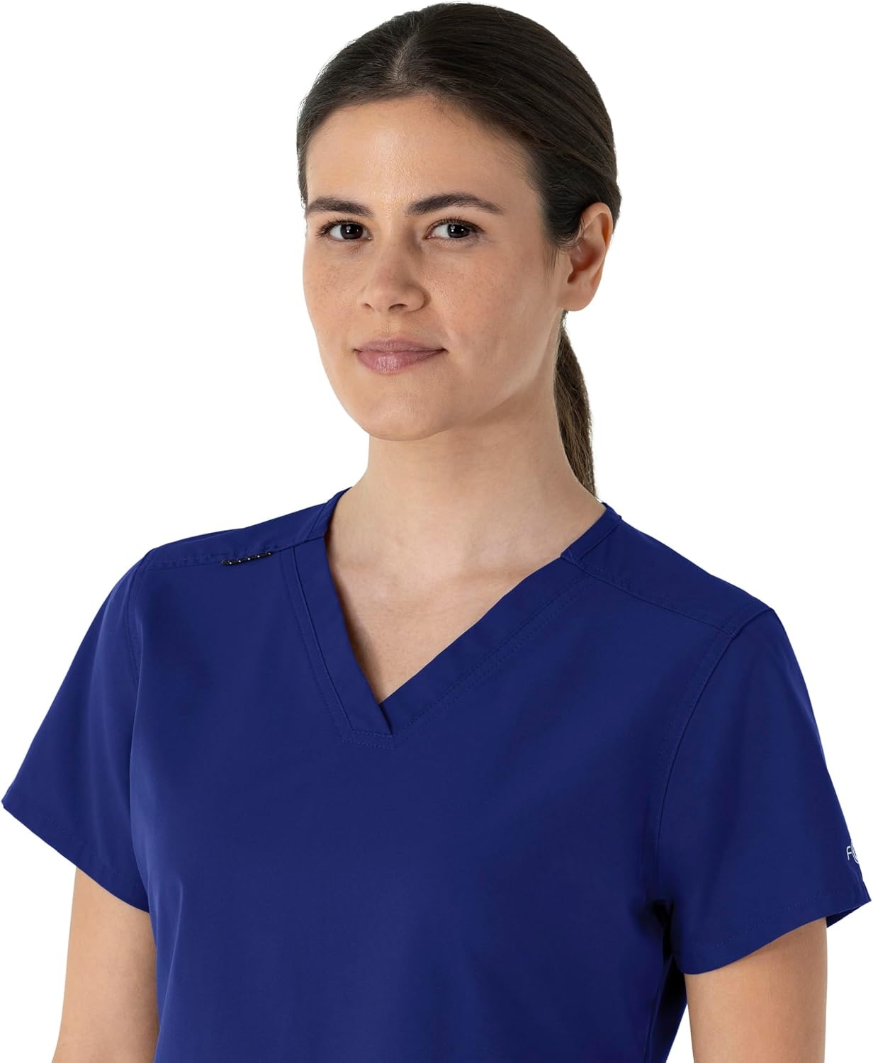 image:imageCarhartt CrossFlex Scrubs for Women VNeck Scrub TopsGalaxy Blue
