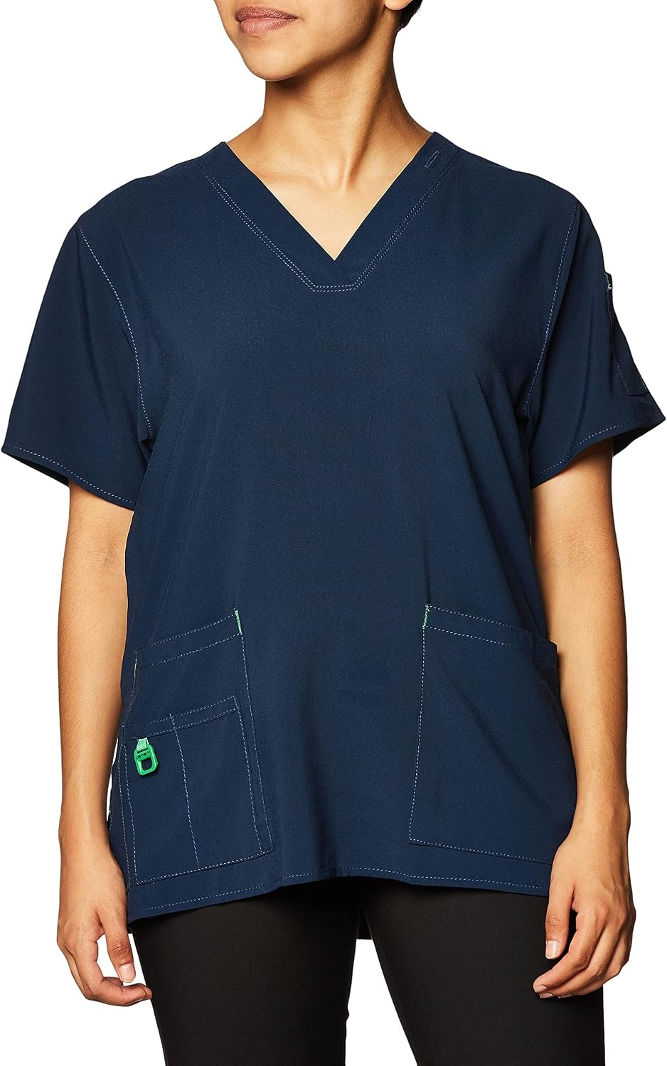 image:imageCarhartt CrossFlex Scrubs for Women VNeck Scrub TopsNavy M