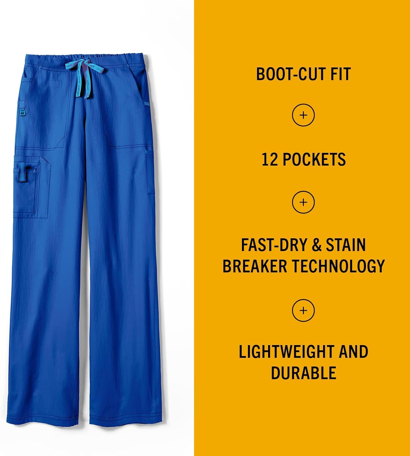 image:imageCarhartt CrossFlex Womens Boot Cut Cargo Scrub PantRoyal