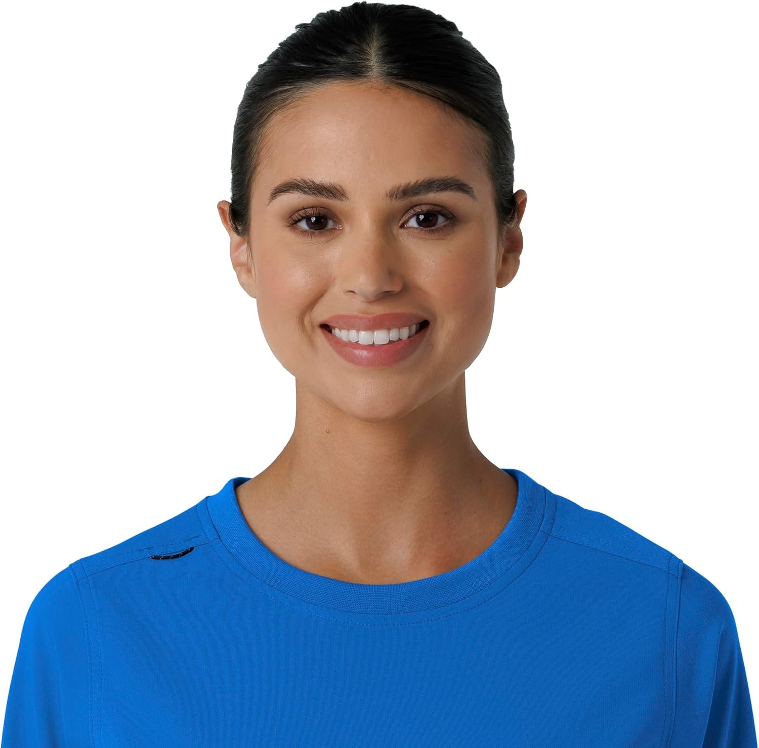 image:imageCarhartt Force CrossFlex Womens Crew Neck Long Sleeve Scrub TopRoyal