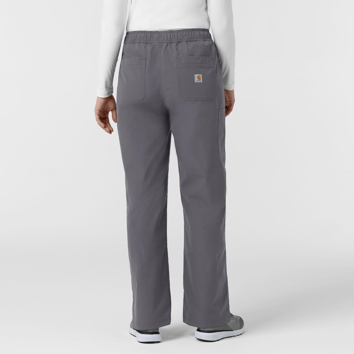 image:imageCarhartt Rugged Flex FLD Womens Ripstop Bootcut Cargo Scrub PantPewter