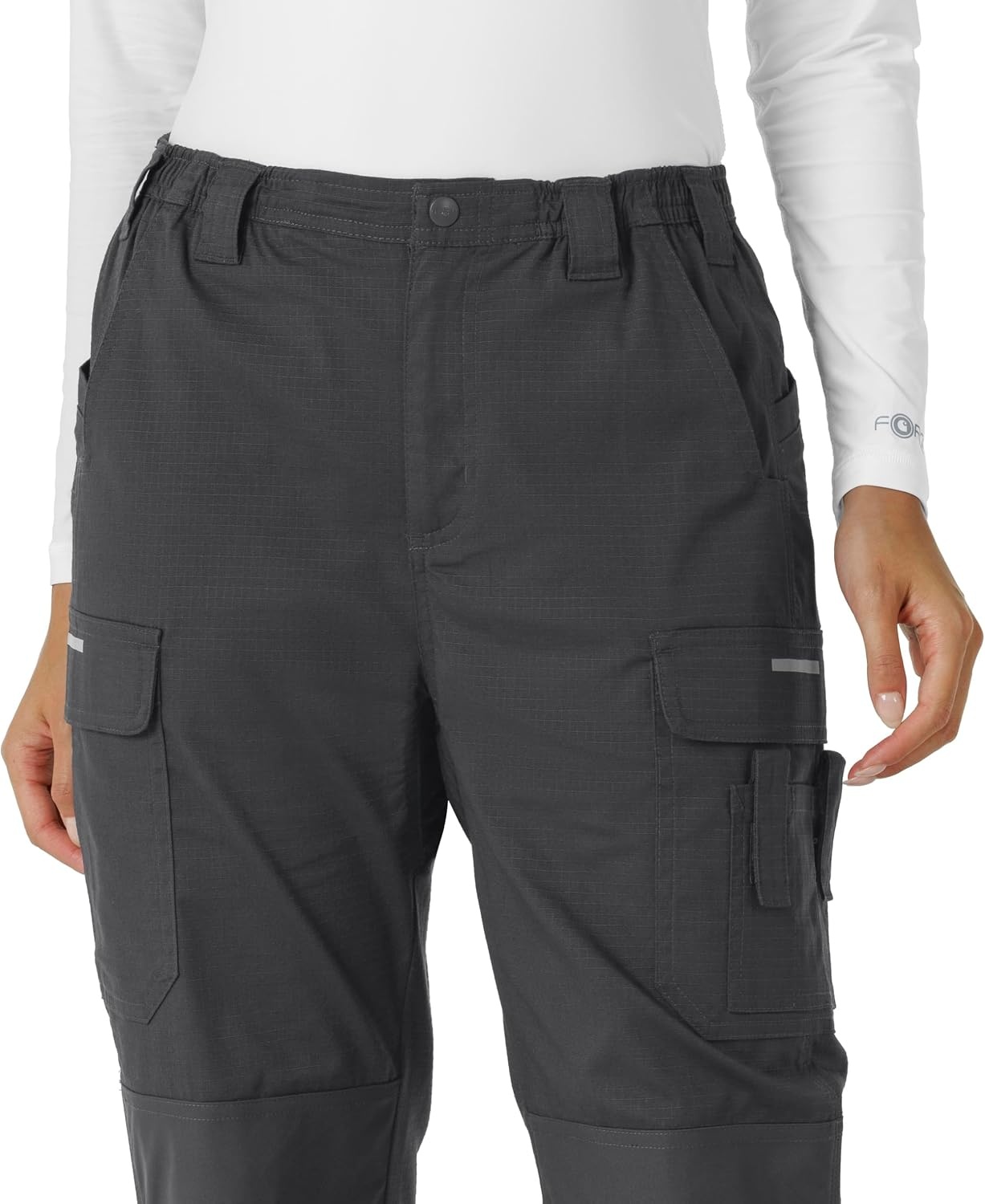 image:imageCarhartt Rugged Flex RSCU Womens Ripstop Cargo PantsPewter