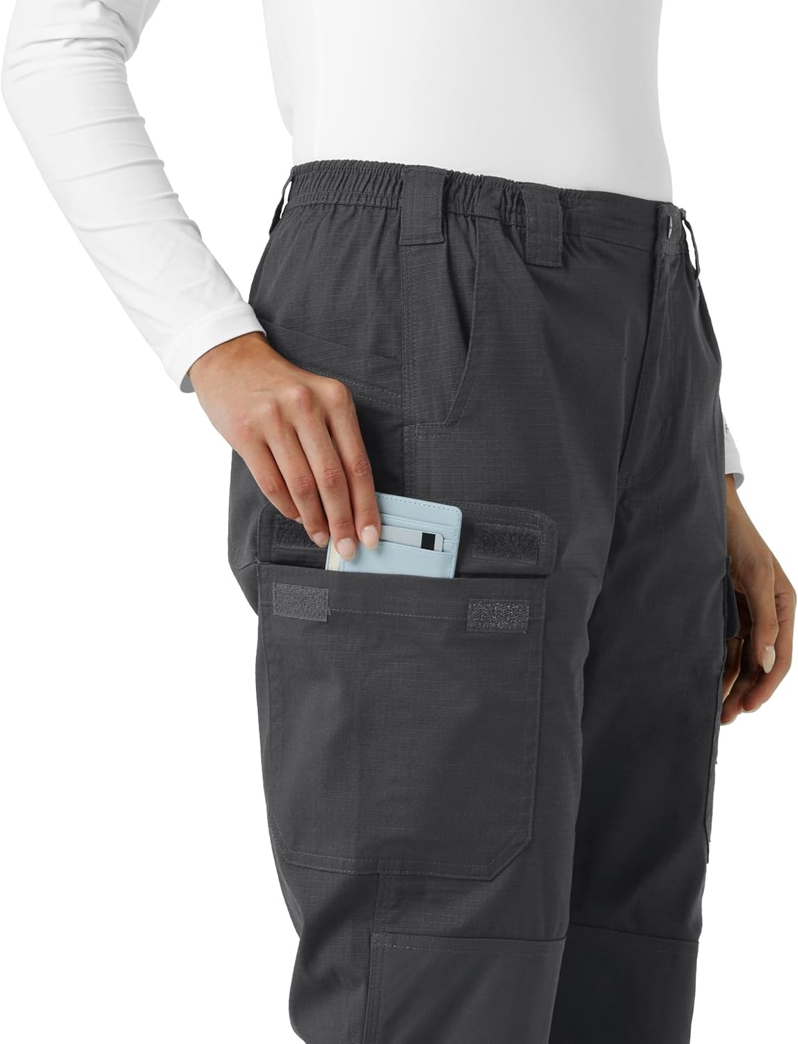 image:imageCarhartt Rugged Flex RSCU Womens Ripstop Cargo PantsPewter