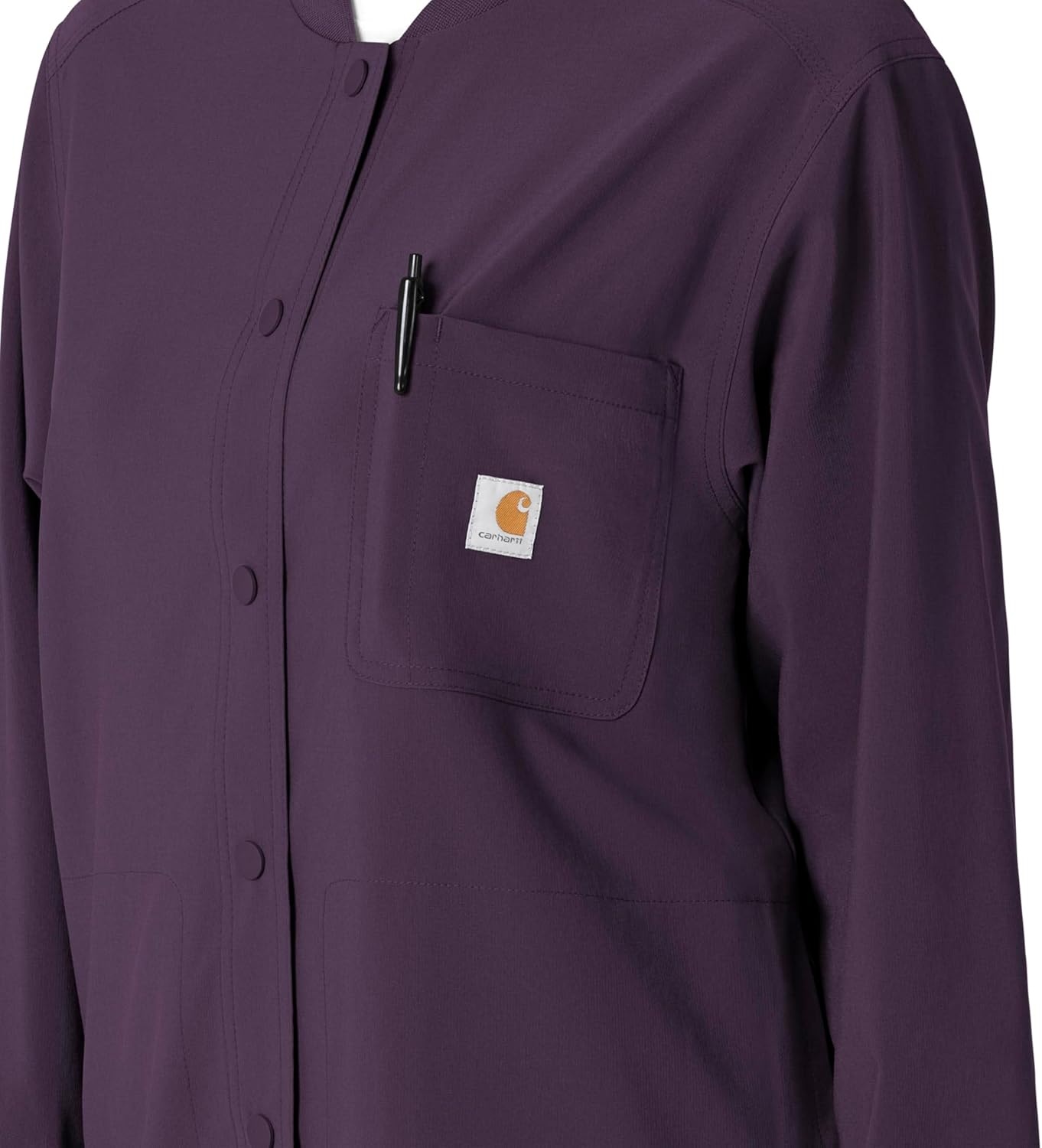image:imageCarhartt Rugged Flex Womens Bonded Fleece JacketBlack Plum