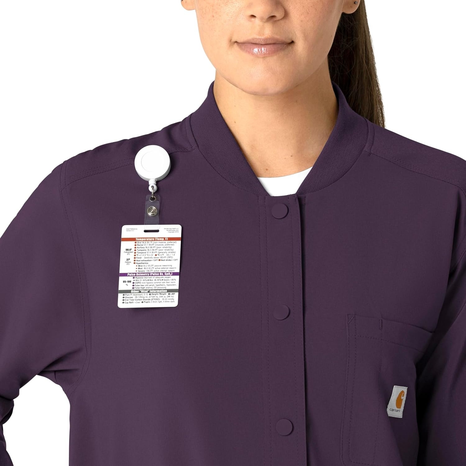 image:imageCarhartt Rugged Flex Womens Bonded Fleece JacketBlack Plum