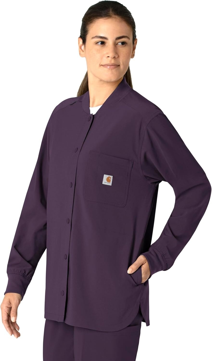 image:imageCarhartt Rugged Flex Womens Bonded Fleece JacketBlack Plum