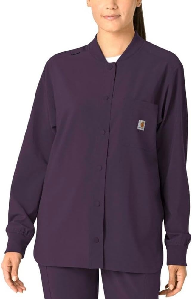 image:imageCarhartt Rugged Flex Womens Bonded Fleece JacketBlack Plum