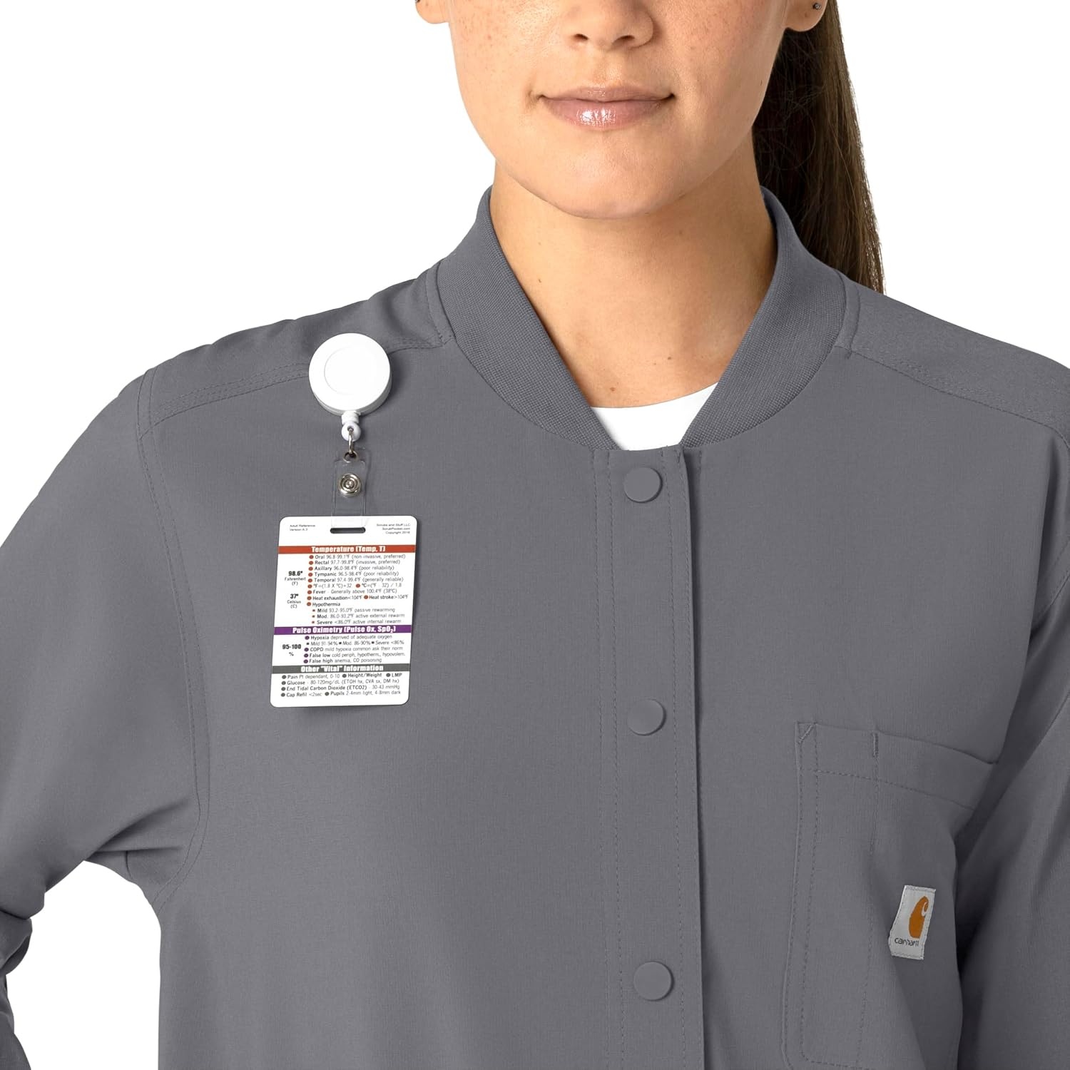 image:imageCarhartt Rugged Flex Womens Bonded Fleece JacketPewter