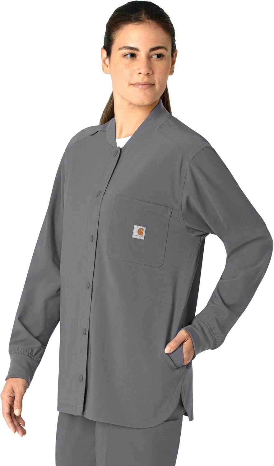 image:imageCarhartt Rugged Flex Womens Bonded Fleece JacketPewter