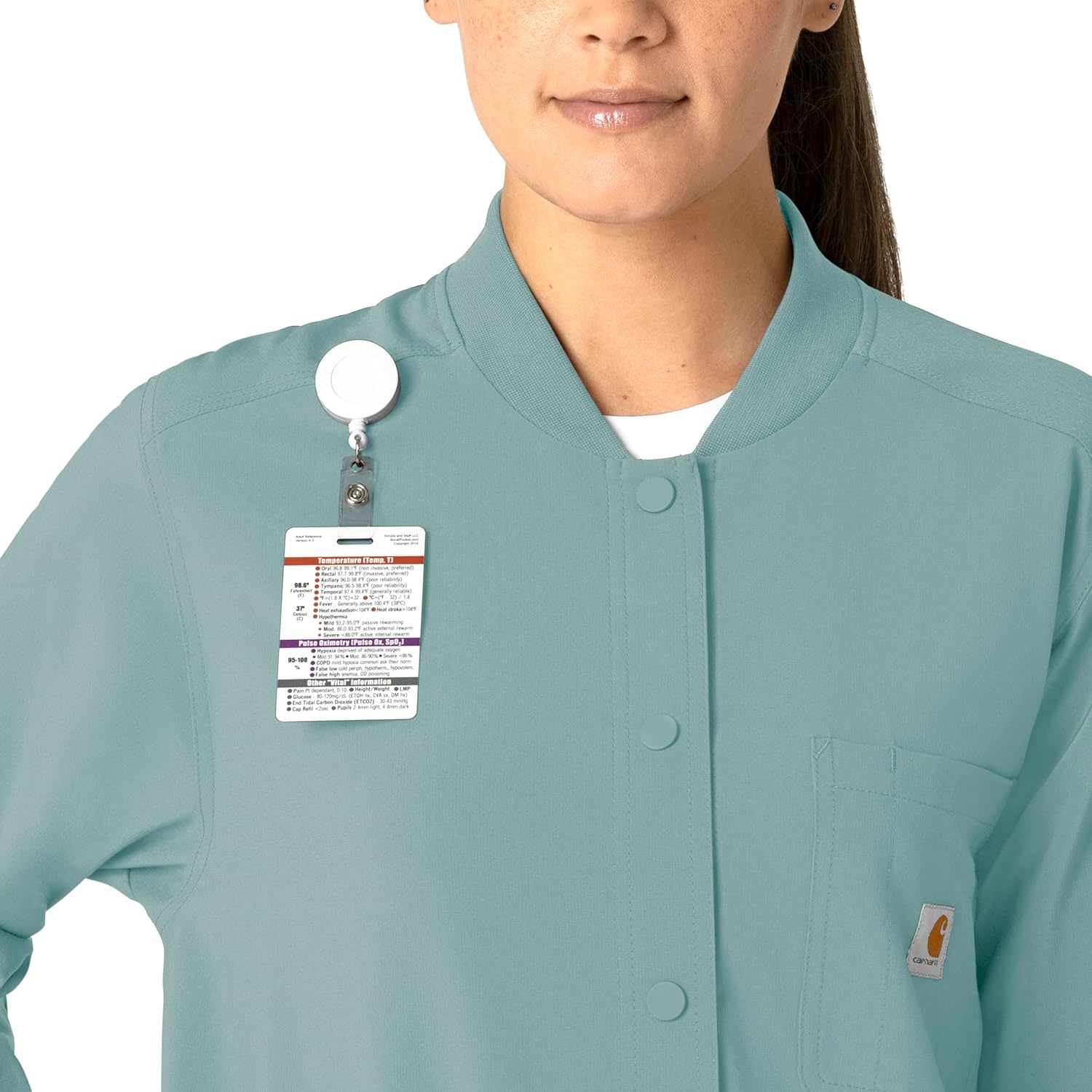 image:imageCarhartt Rugged Flex Womens Bonded Fleece JacketSummer Blue