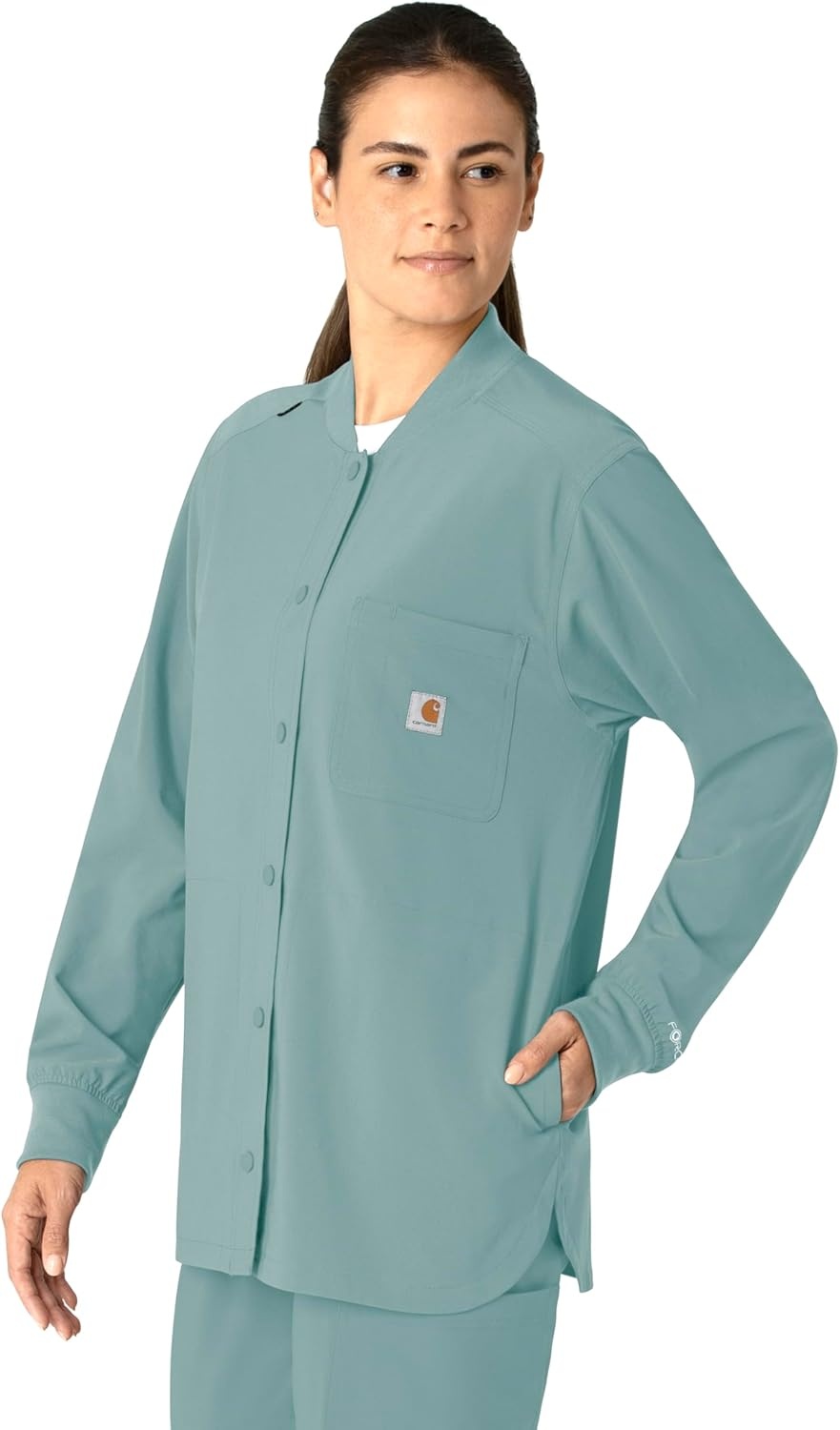 image:imageCarhartt Rugged Flex Womens Bonded Fleece JacketSummer Blue