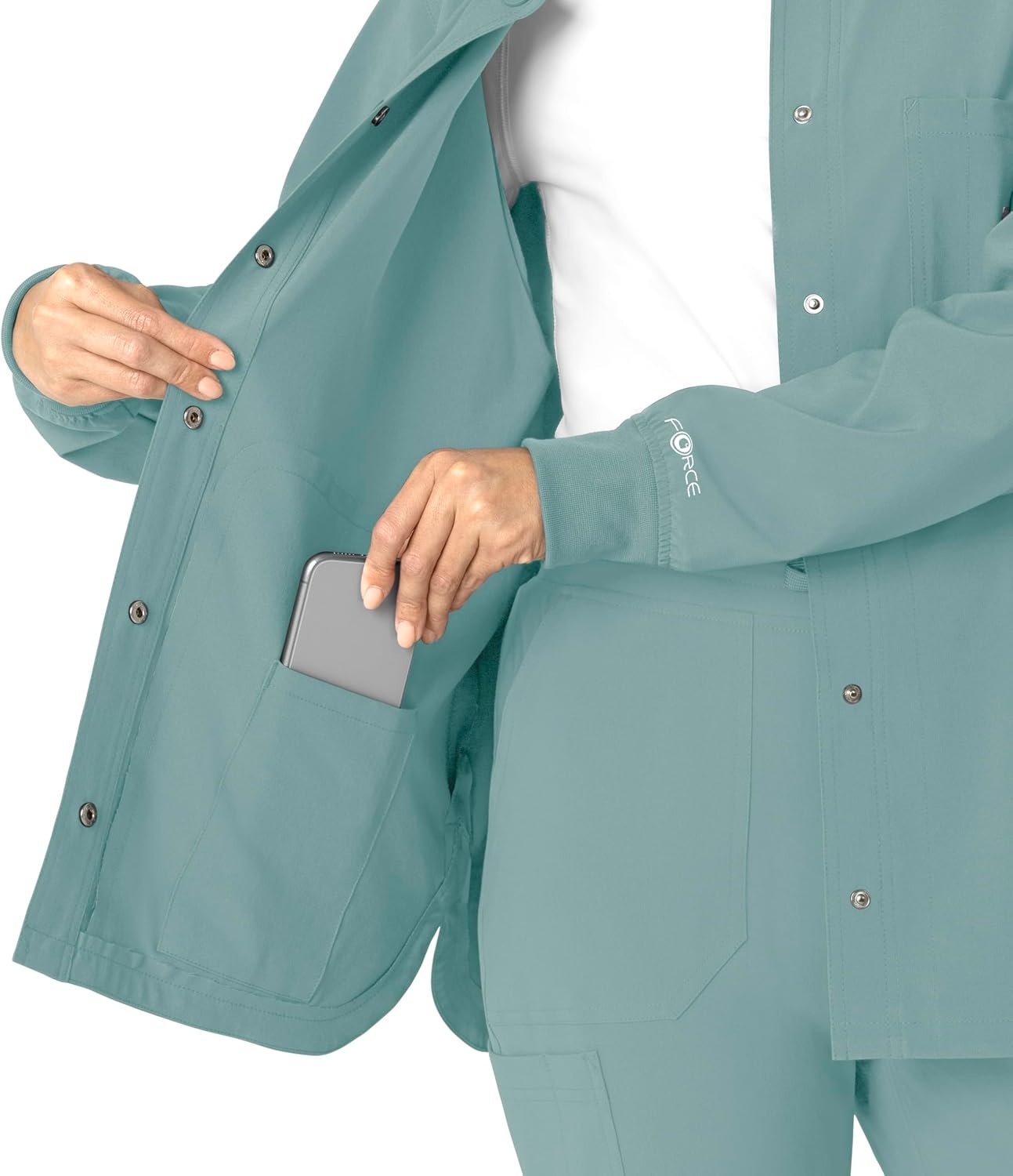 image:imageCarhartt Rugged Flex Womens Bonded Fleece JacketSummer Blue
