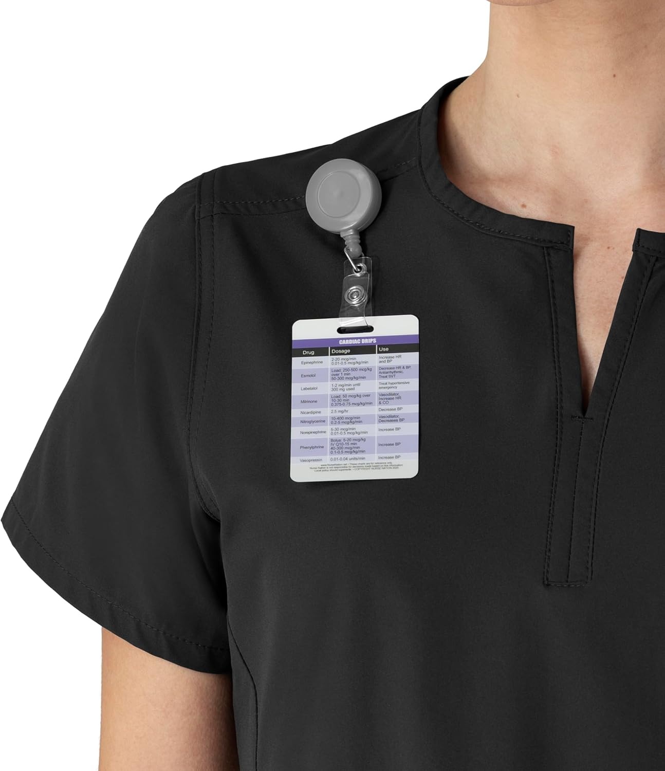 image:imageCarhartt Scrubs C12213 Womens Force Modern Fit Notch Neck Tunic TopBlack
