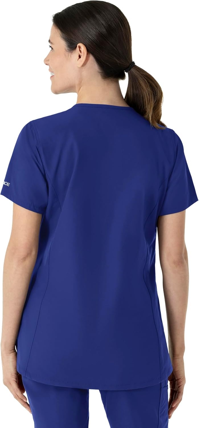 image:imageCarhartt Scrubs C12213 Womens Force Modern Fit Notch Neck Tunic TopGalaxy Blue